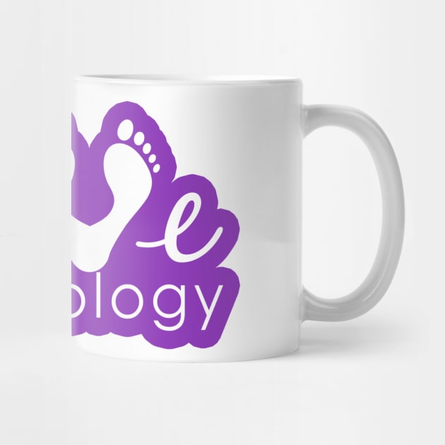 Love Reflexology - BACK of shirt placement (purple outline) by Balanceandharmonyforreflexologists